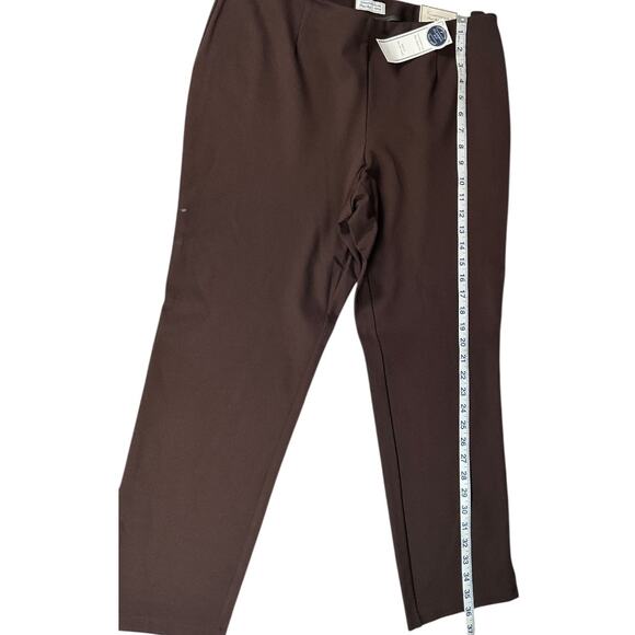 Charter Club Pant Shop Petite Knit Slim Leg Tummy Slimming Size Zipper Size 12 - Picture 6 of 8